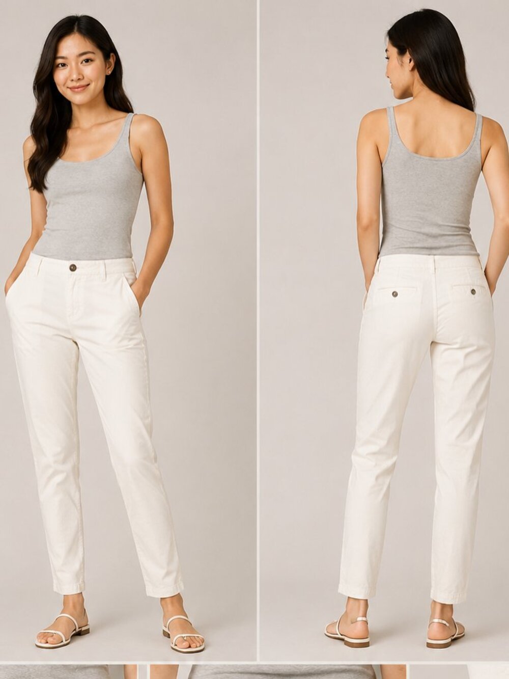 Amisu pants white women EU Size 34